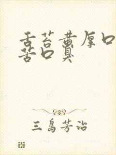 舌苔黄厚口干口苦口臭