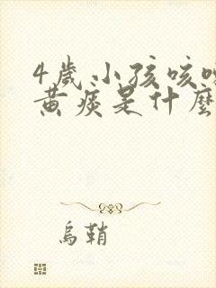 4岁小孩咳嗽有黄痰是什么原因