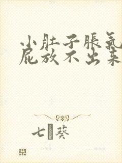 小肚子胀气想放屁放不出来是怎么回事