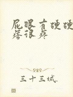 屁眼有硬硬的疙瘩很疼