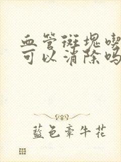 血管斑块吃中药可以消除吗