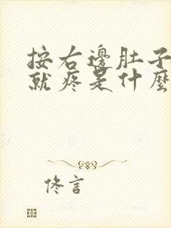 按右边肚子胃部就疼是什么原因