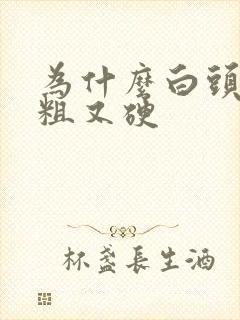 为什么白头发又粗又硬