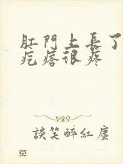 肛门上长了个硬疙瘩很疼