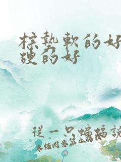 棕垫软的好还是硬的好