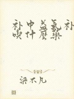 补中益气补肾气吃什么药