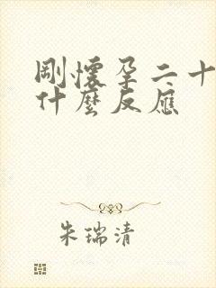 刚怀孕二十天有什么反应