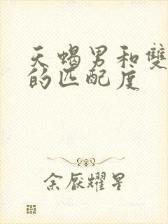 天蝎男和双子女的匹配度