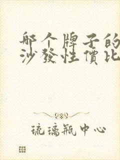 哪个牌子的真皮沙发性价比高