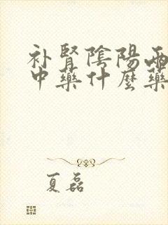 补肾阴阳两虚的中药什么药效果好