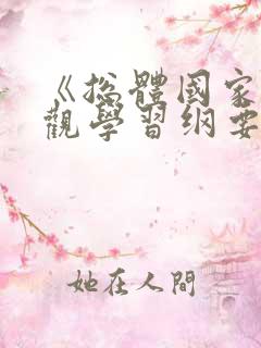 《总体国家安全观学习纲要》研讨