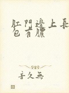 肛门边上长了个包有脓