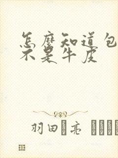 怎么知道包包是不是牛皮