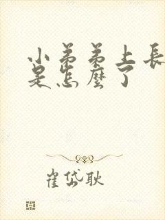 小弟弟上长水泡是怎么了