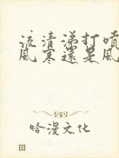 流清涕打喷嚏是风寒还是风热