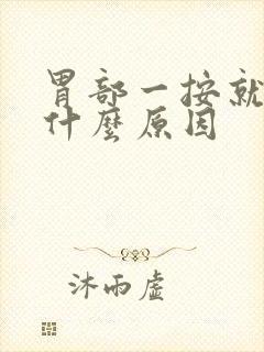 胃部一按就疼是什么原因