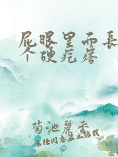 屁眼里面长了一个硬疙瘩