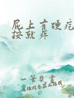 屁上有硬疙瘩一按就疼