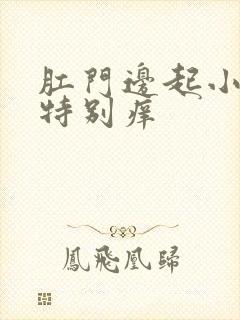 肛门边起小疙瘩特别痒