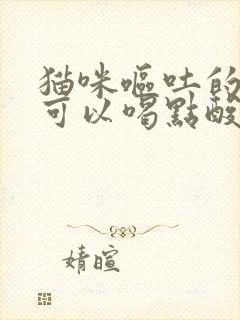 猫咪呕吐的时候可以喝点酸奶吗