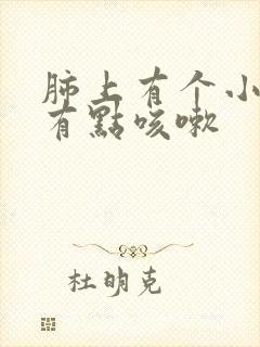 肺上有个小结节有点咳嗽