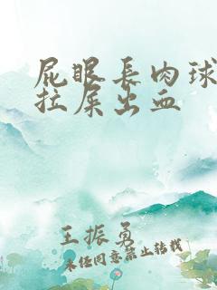 屁眼长肉球很疼拉屎出血