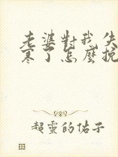 老婆对我失望心寒了怎么挽回婚姻