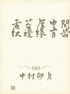 舌苔厚中间有裂纹边缘有齿痕