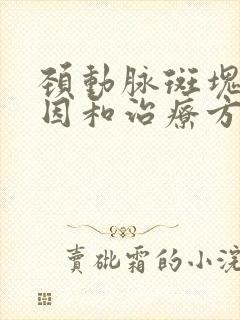 颈动脉斑块的原因和治疗方法