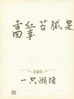 舌红苔腻是怎么回事