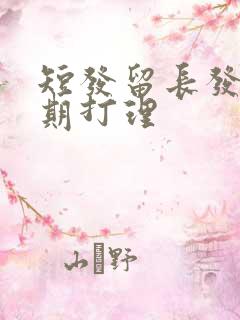 短发留长发尴尬期打理