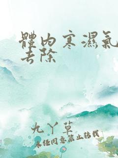 体内寒湿气怎么去除