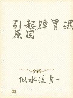 引起脾胃湿热的原因