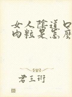 女人阴道口边有肉粒是怎么回事