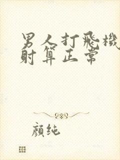 男人打飞机多久射算正常