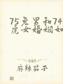 75兔男和74虎女婚姻如何