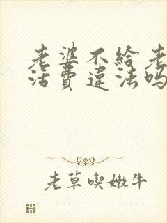 老婆不给老公生活费违法吗