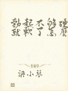 勃起不够硬一会就软了怎么治疗