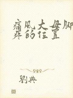 痛风大母脚趾头疼的位置