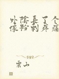 外阴长了个大痘像粉刺疼痛