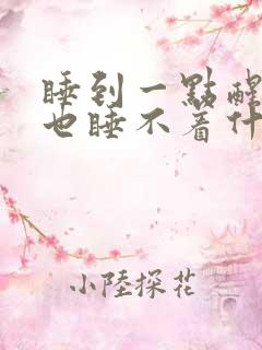 睡到一点醒了再也睡不着什么原因