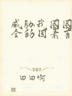 威胁我国国家安全的因素有哪些