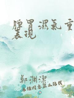 脾胃湿气重有何表现