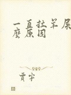 一直拉羊屎蛋什么原因