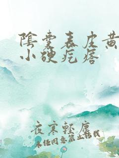 阴囊表皮黄豆大小硬疙瘩