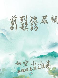 前列腺尿频原因引起的