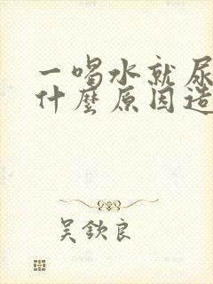 一喝水就尿多是什么原因造成的