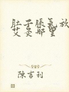 肚子胀气放屁多艾灸哪里