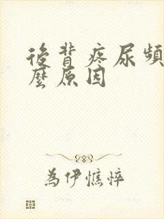 后背疼尿频是什么原因