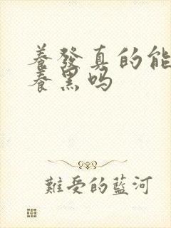 养发真的能白发养黑吗